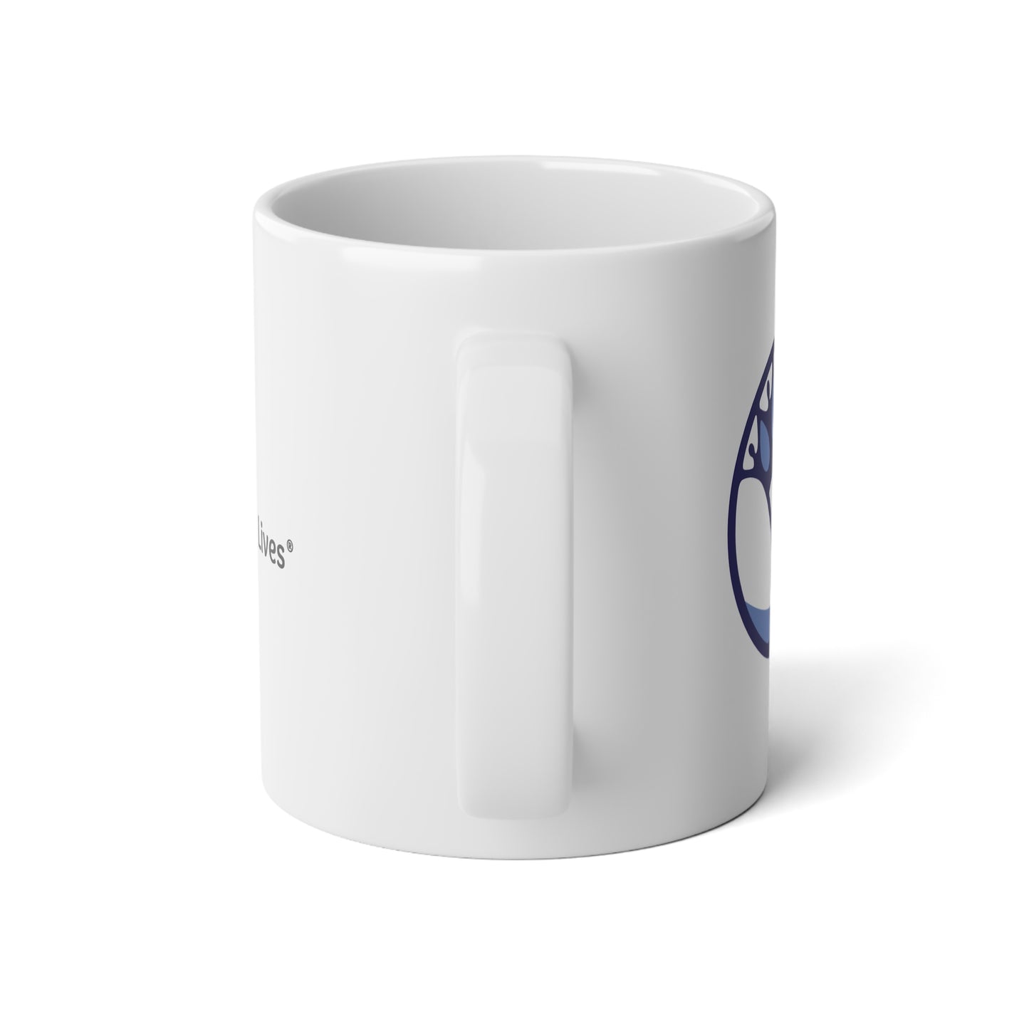 Establishing My Vibes Jumbo Mug, 20oz, Coffee Cup, Gift for Friends, Unique Kitchen Decor, Motivational Mug, Tea Lover's Mug