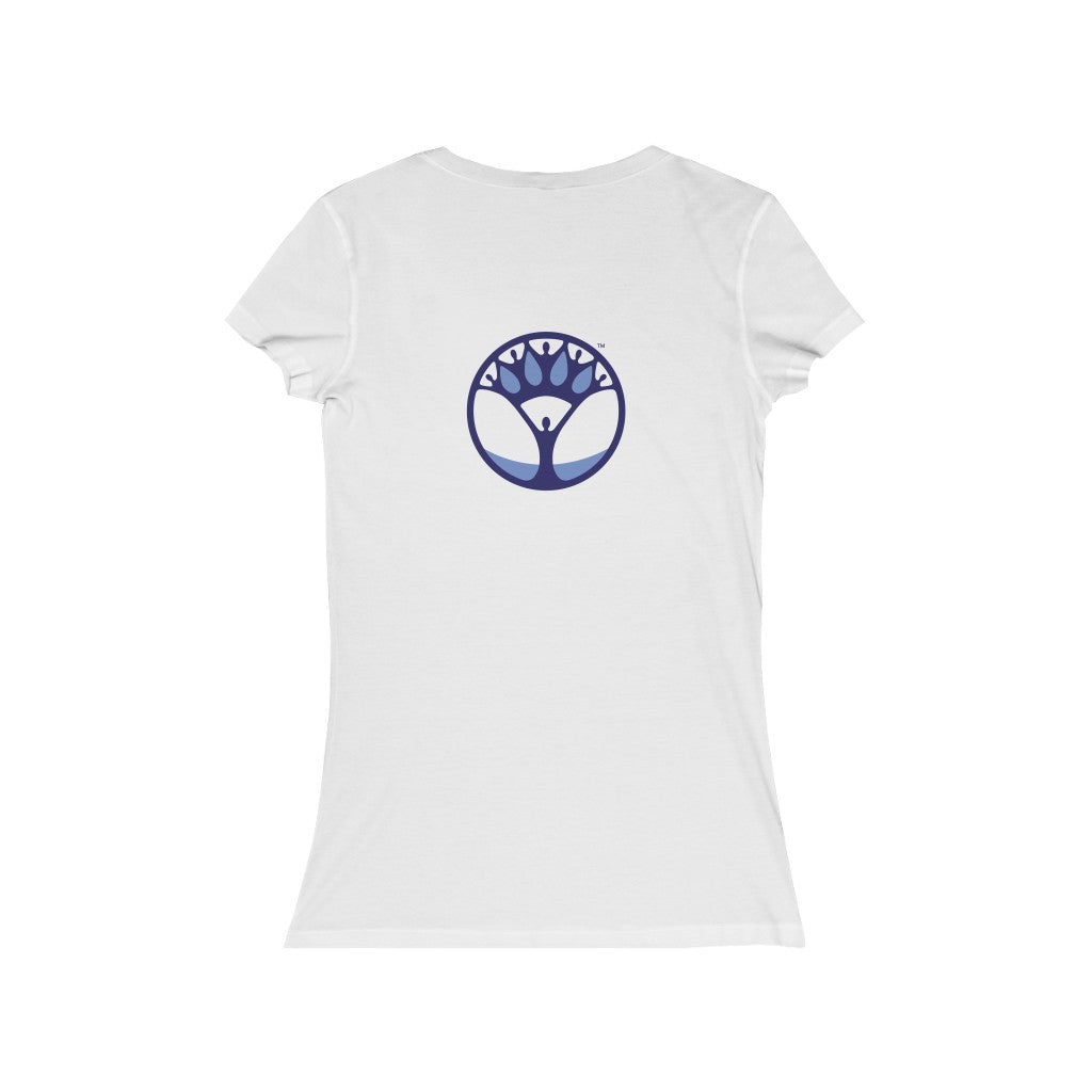 Establishing Royal Lives Women's Jersey Short Sleeve V-Neck Tee